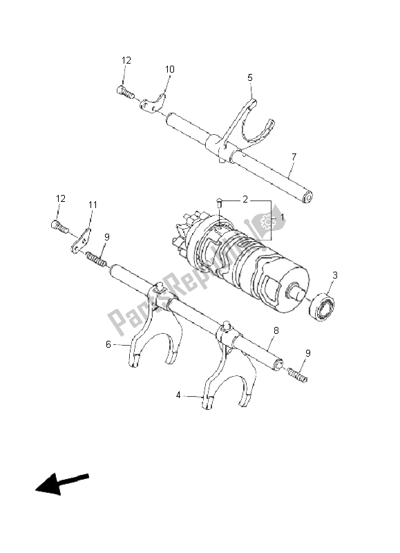 Todas las partes para Cambio De Leva Y Horquilla de Yamaha FZ1 N Fazer 1000 2006