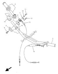 stuurhendel en kabel