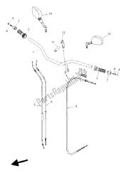 stuurhendel en kabel