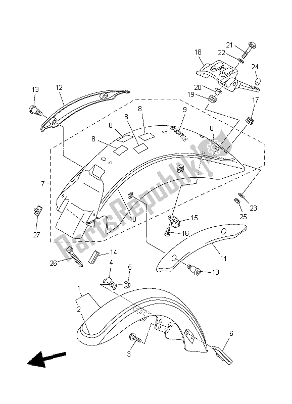 Wszystkie części do B? Otnik Yamaha XVS 250 2004