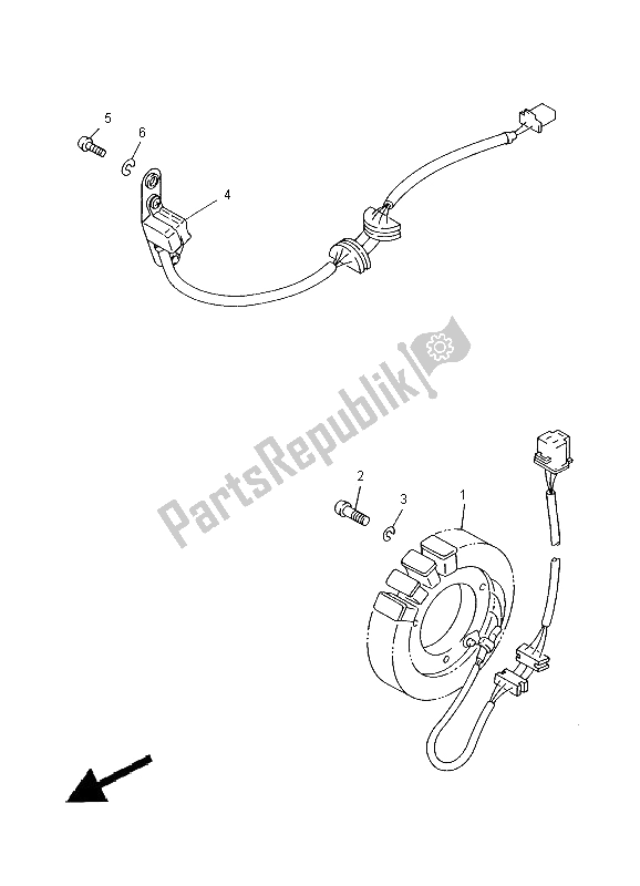 Todas as partes de Gerador do Yamaha XVS 650 Dragstar 2000