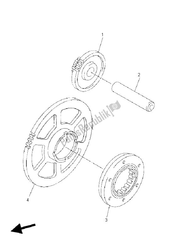 Toutes les pièces pour le Entrée du Yamaha FZ6 SHG 600 2009