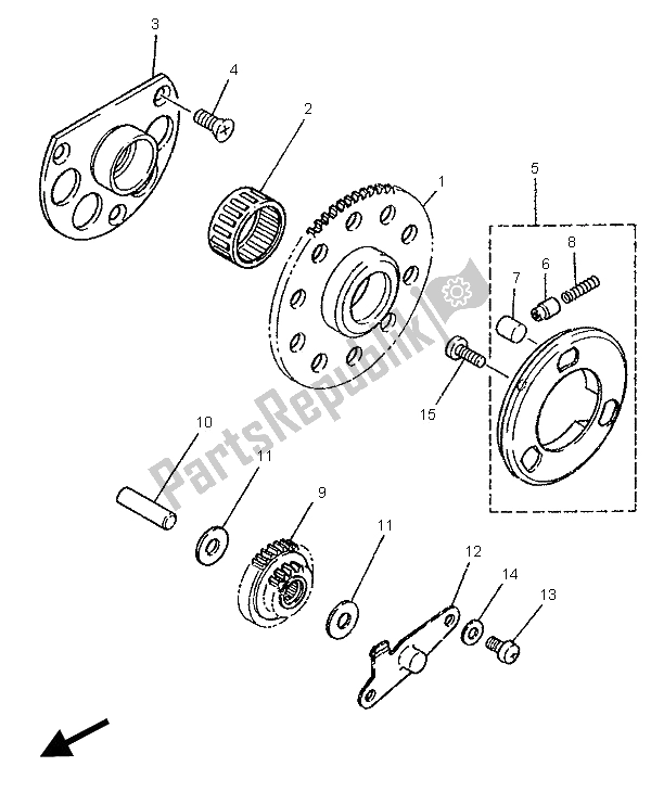 Tutte le parti per il Antipasto del Yamaha TZR 125 1995