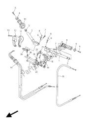 stuurhendel en kabel