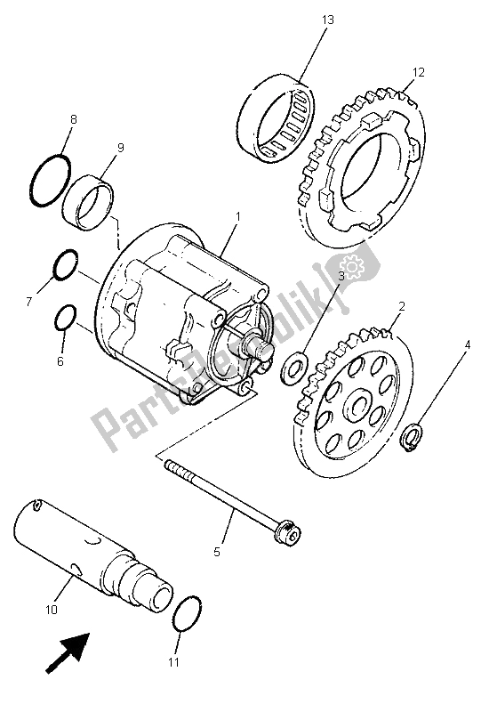 Todas las partes para Bomba De Aceite de Yamaha XJR 1200 SP 1997