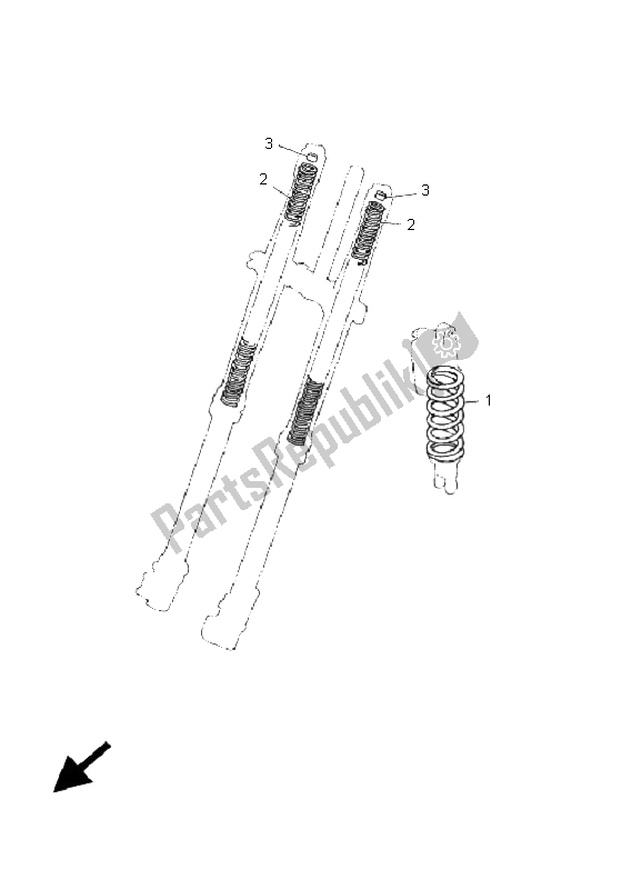 Todas las partes para Alternativo (chasis) de Yamaha YZ 426F 2001