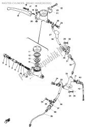 MASTER CYLINDER. BRAKE HOSE(RD350)