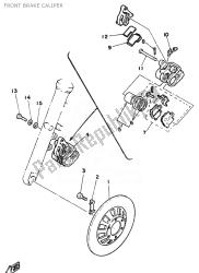 étrier de frein avant