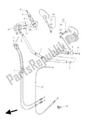 stuurhendel en kabel