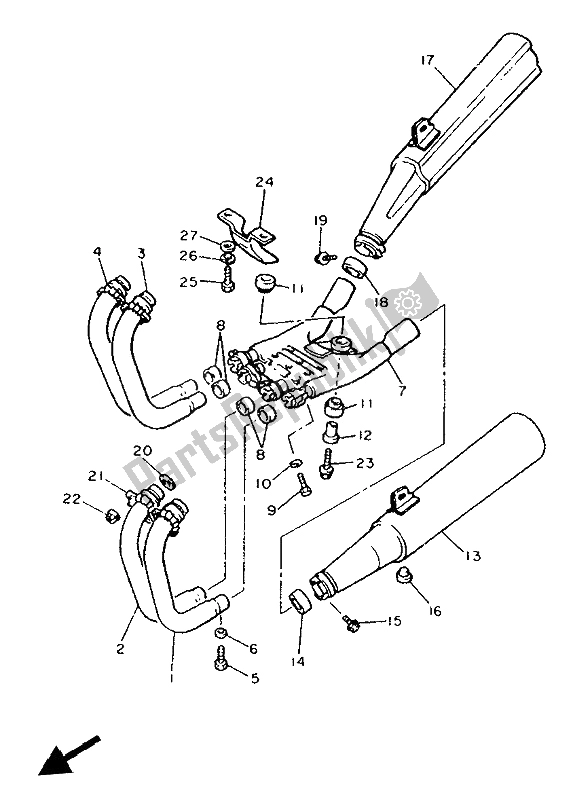 Todas las partes para Cansada de Yamaha FJ 1200 1992