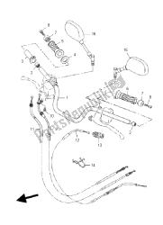 poignée et câble de direction