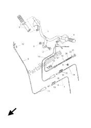 stuurhendel en kabel