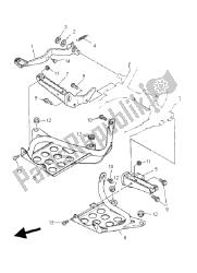 soporte y reposapiés