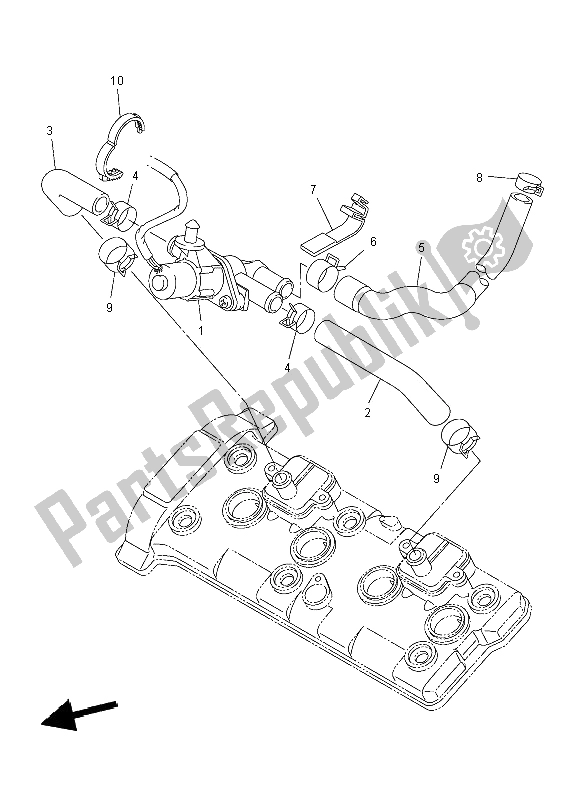 Wszystkie części do System Zasysania Powietrza Yamaha FZ8 NA 800 2012