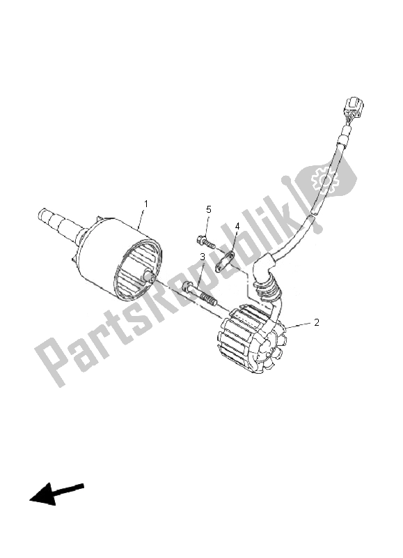 Wszystkie części do Generator Yamaha FZ1 S Fazer 1000 2007