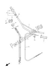 stuurhendel en kabel