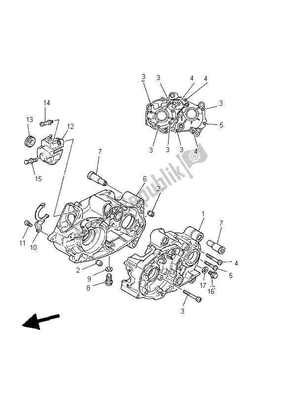 Wszystkie części do Korbowód Yamaha PW 80 2002