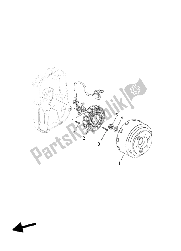 Wszystkie części do Generator Yamaha YP 125R X MAX 2011