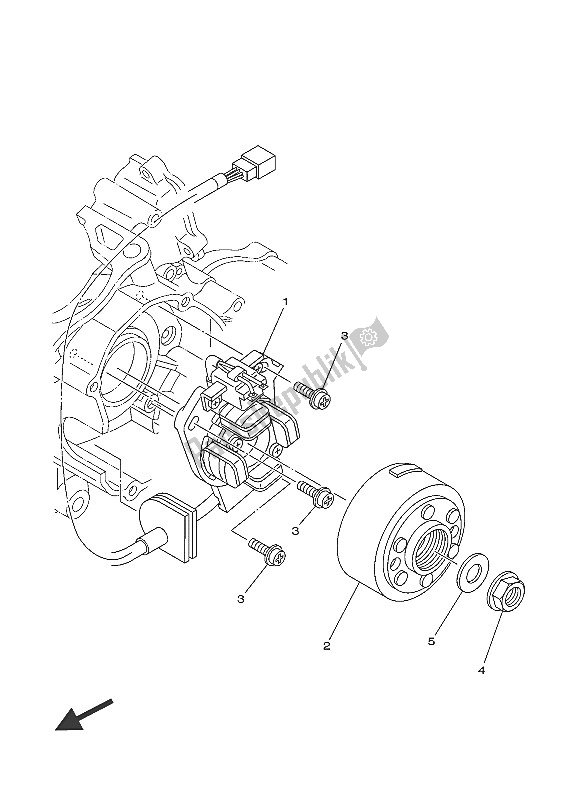 Wszystkie części do Generator Yamaha YZ 125 2016