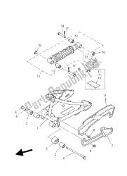 bras arrière et suspension