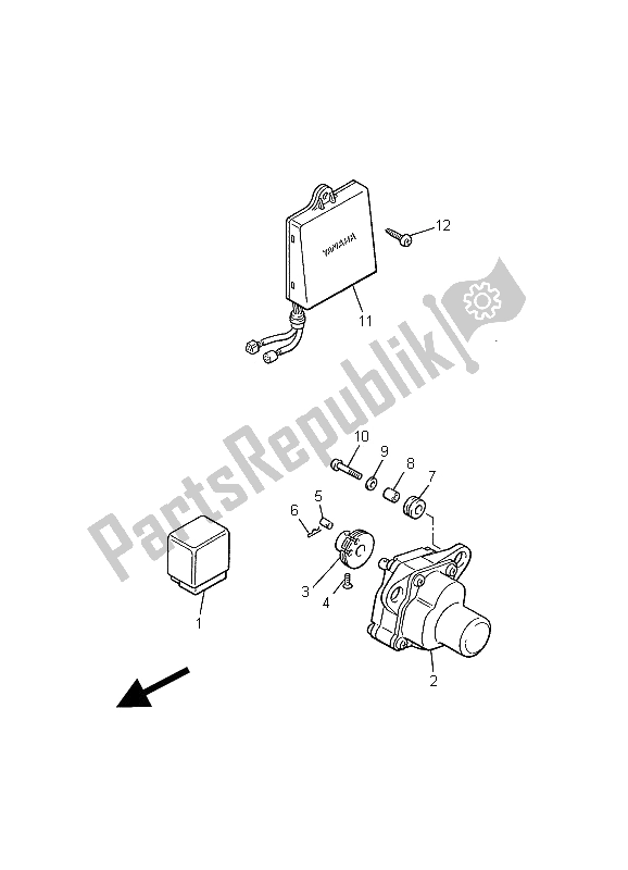 Tutte le parti per il Raccogliere Bobina E Regolatore del Yamaha V MAX 12 1200 2002