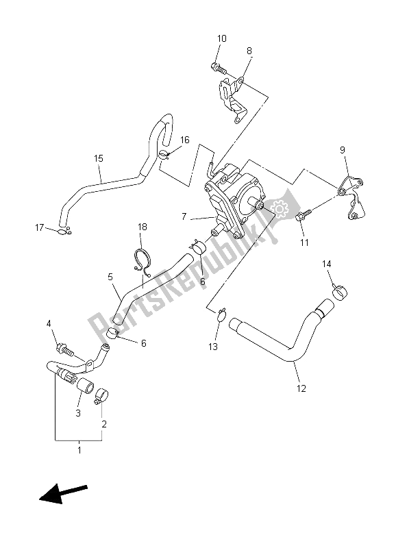 Todas las partes para Sistema De Inducción De Aire de Yamaha WR 250F 2006