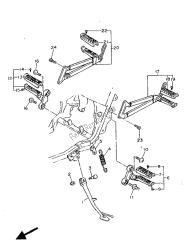 soporte y reposapiés