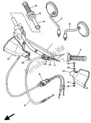 stuurhendel en kabel