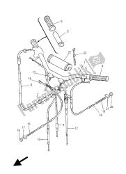 poignée et câble de direction