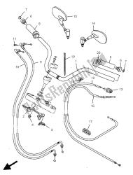 stuurhendel en kabel