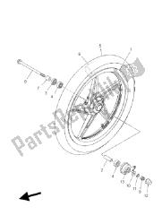 FRONT WHEEL (FOR CAST WHEEL - MODEL:5D64)