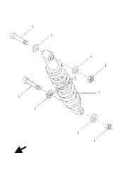 bras arrière et suspension