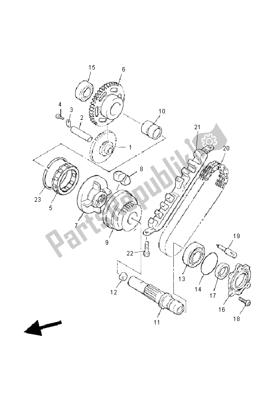 Tutte le parti per il Antipasto del Yamaha XJR 1300 2011