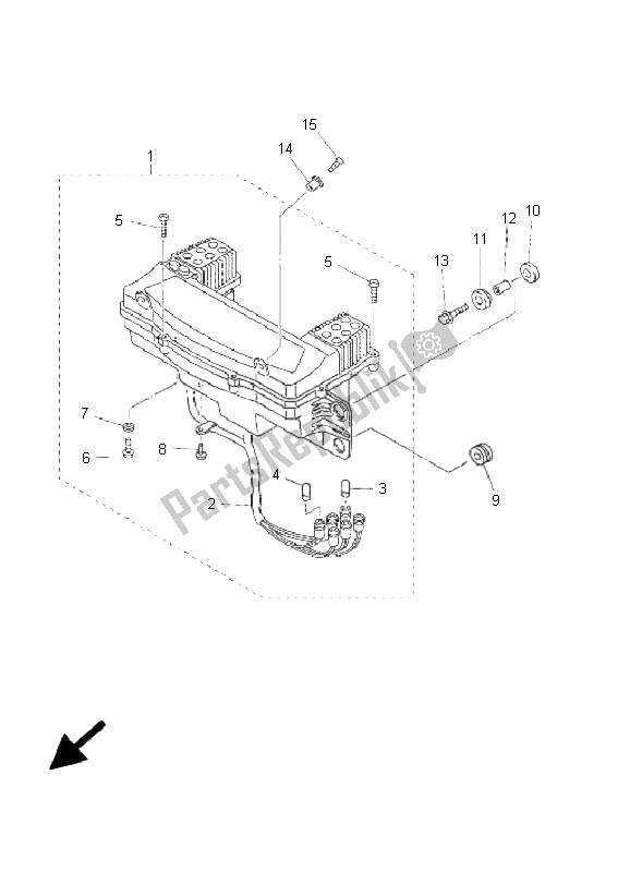 All parts for the Meter of the Yamaha Xvztf Royalstar Venture 1300 2001