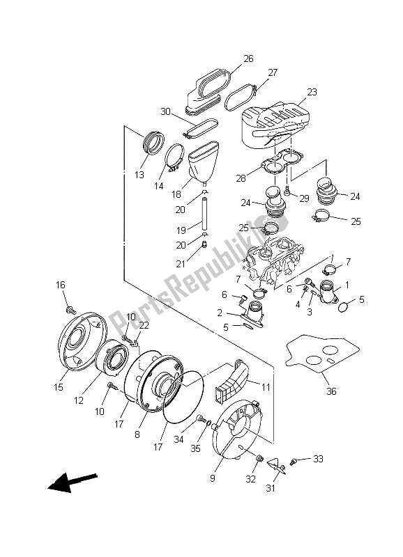 Todas las partes para Consumo de Yamaha XVS 650A Dragstar Classic 2006