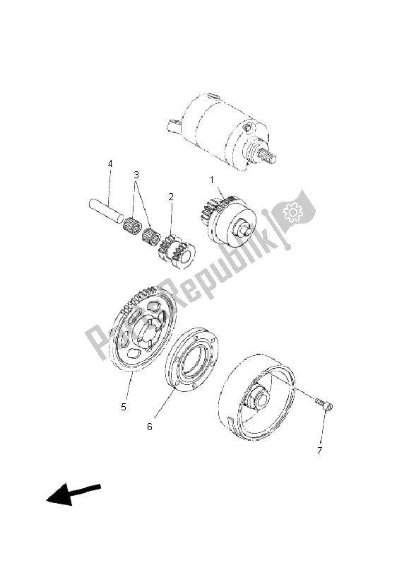 Alle onderdelen voor de Beginner van de Yamaha YFZ 450 SE 2008