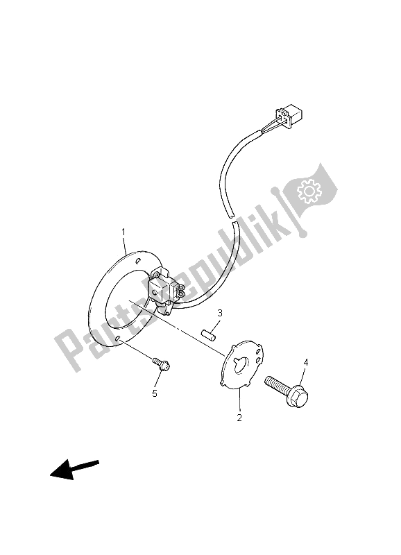 Toutes les pièces pour le Ramasser Bobine Et Gouverneur du Yamaha XJR 1300 2006