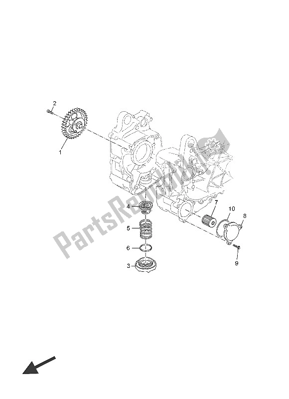 Tutte le parti per il Pompa Dell'olio del Yamaha YP 125 RA 2016