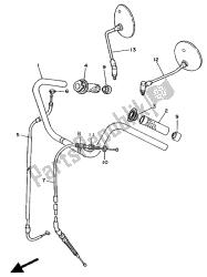 STEERING HANDLE & CABLE (UP)