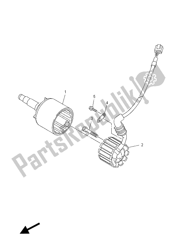 Tutte le parti per il Generatore del Yamaha FZ1 S 1000 2012