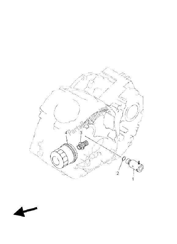 Tutte le parti per il Filtro Olio del Yamaha XVS 1300A 2011