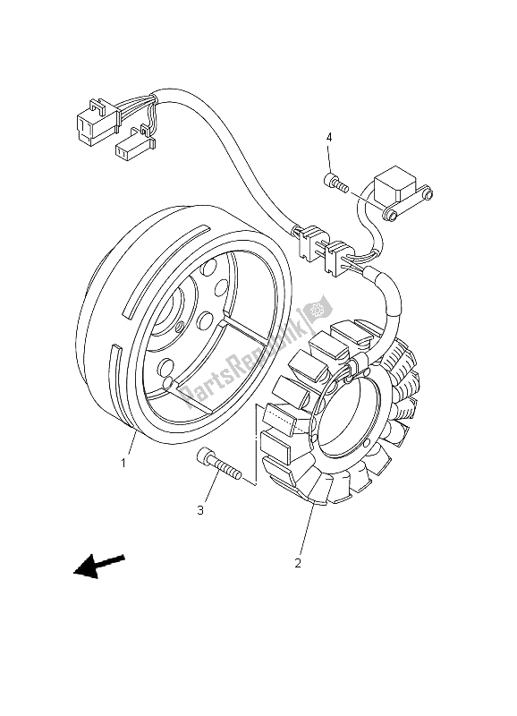 Todas las partes para Generador de Yamaha BT 1100 Bulldog 2006