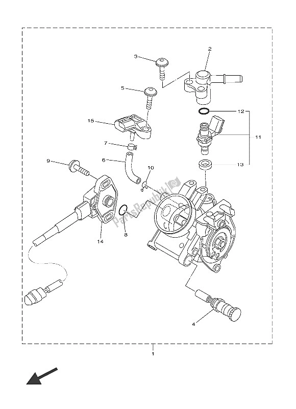 Todas as partes de Ingestão 2 do Yamaha YZ 250F 60 TH Anniversary 2016