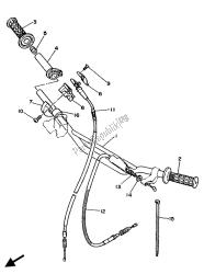 uchwyt kierownicy i kabel