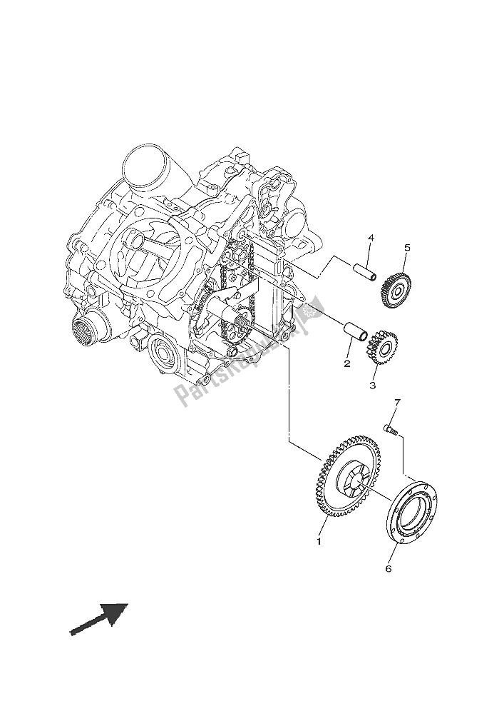 Todas las partes para Embrague De Arranque de Yamaha YXE 700E 2016