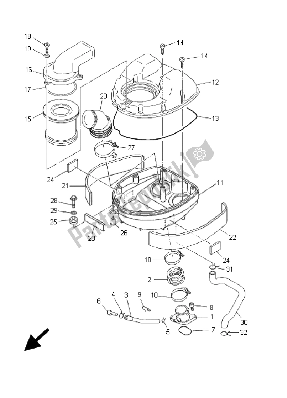 Todas las partes para Consumo de Yamaha TDM 850 2000