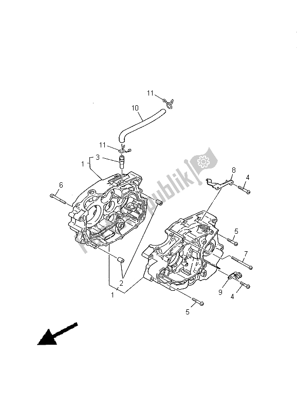 Wszystkie części do Korbowód Yamaha SR 125 2000