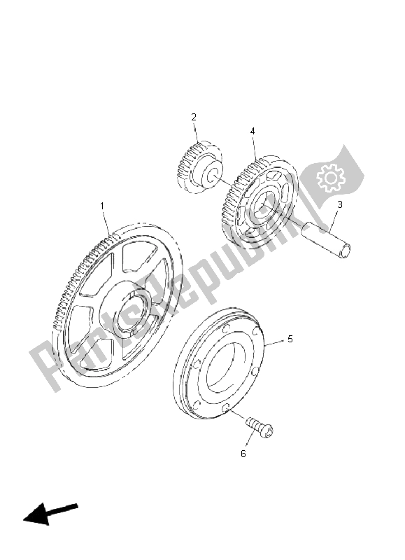 Toutes les pièces pour le Entrée du Yamaha FJR 1300A 2009