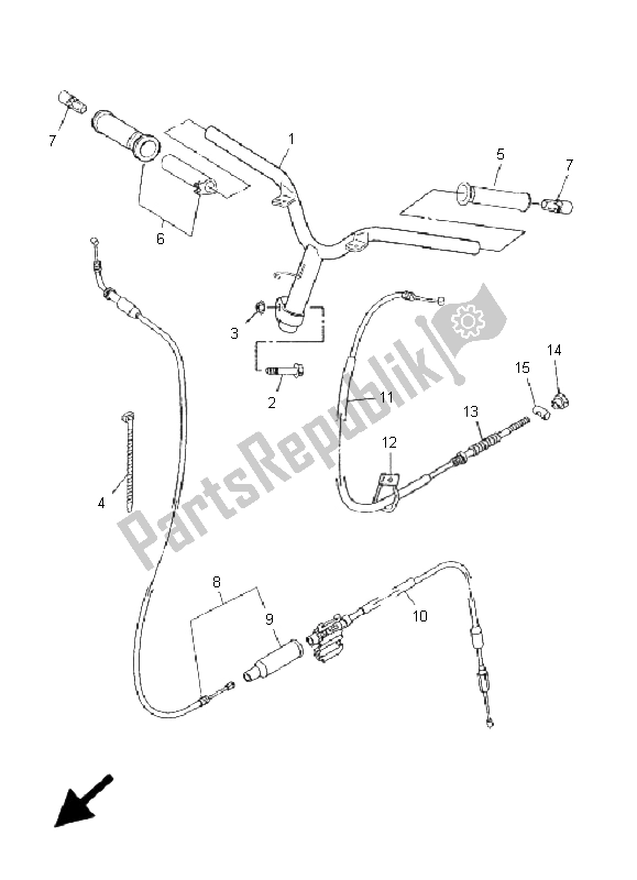 Toutes les pièces pour le Poignée Et Câble De Direction du Yamaha CS 50 LC Jogr 2005