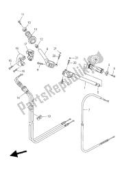 stuurhendel en kabel